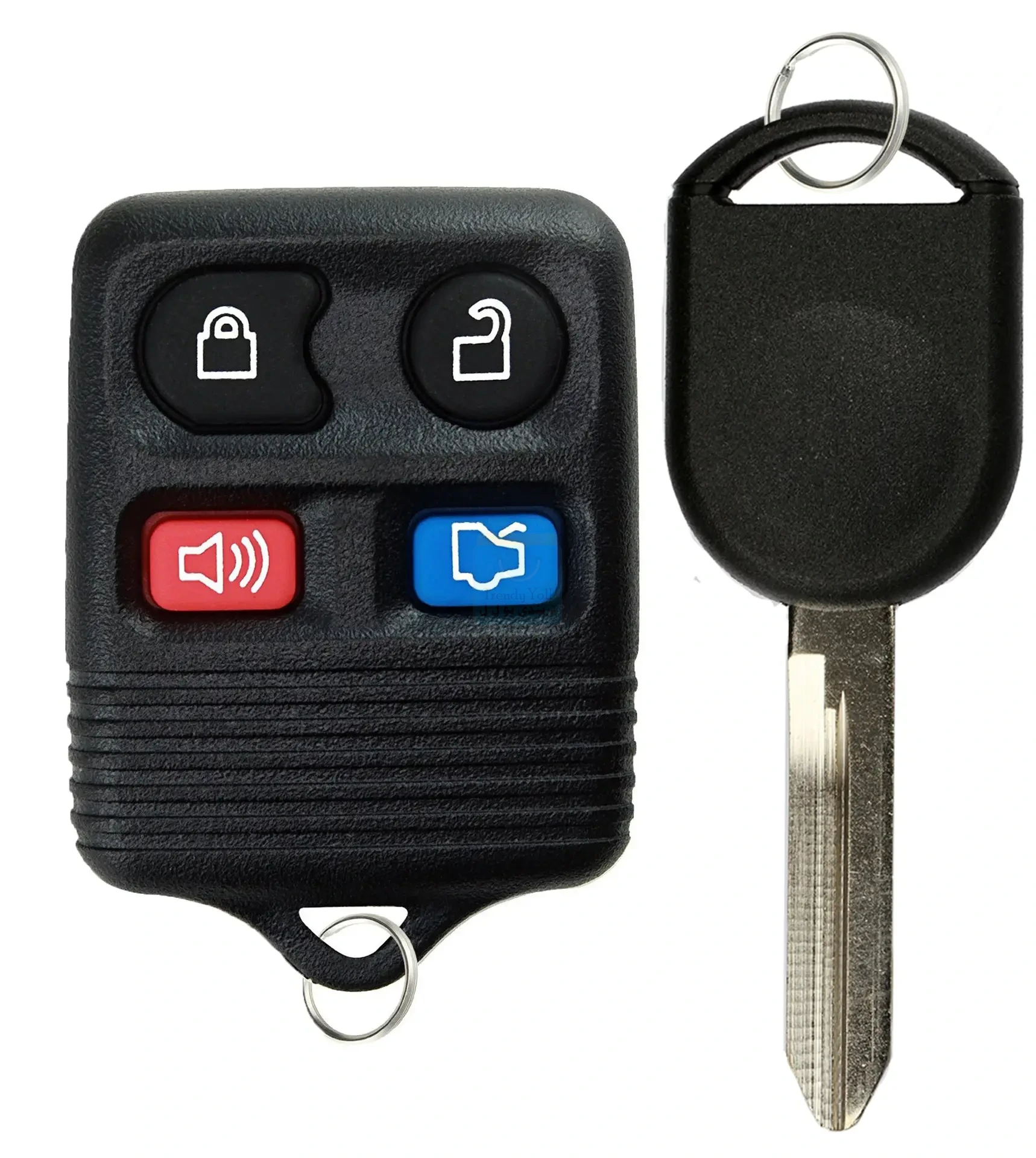 ⁦جهاز تحكم للدخول بدون مفتاح Keyless Option مفاتيح استبدال عالية الجودة باللون الأسود⁩ - الصورة ⁦3⁩