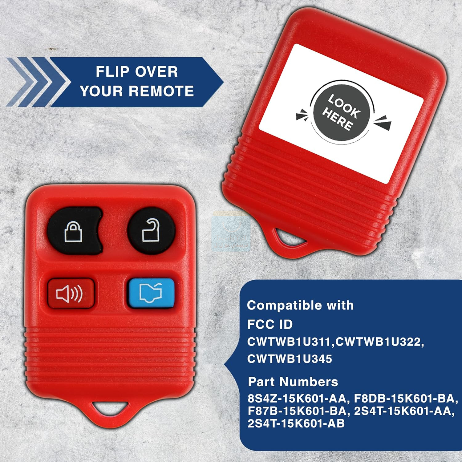 ⁦جهاز تحكم للدخول بدون مفتاح Keyless Option مفاتيح استبدال عالية الجودة باللون الأسود⁩ - الصورة ⁦2⁩