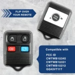 ⁦جهاز تحكم للدخول بدون مفتاح Keyless Option مفاتيح استبدال عالية الجودة باللون الأسود⁩ - الصورة ⁦4⁩