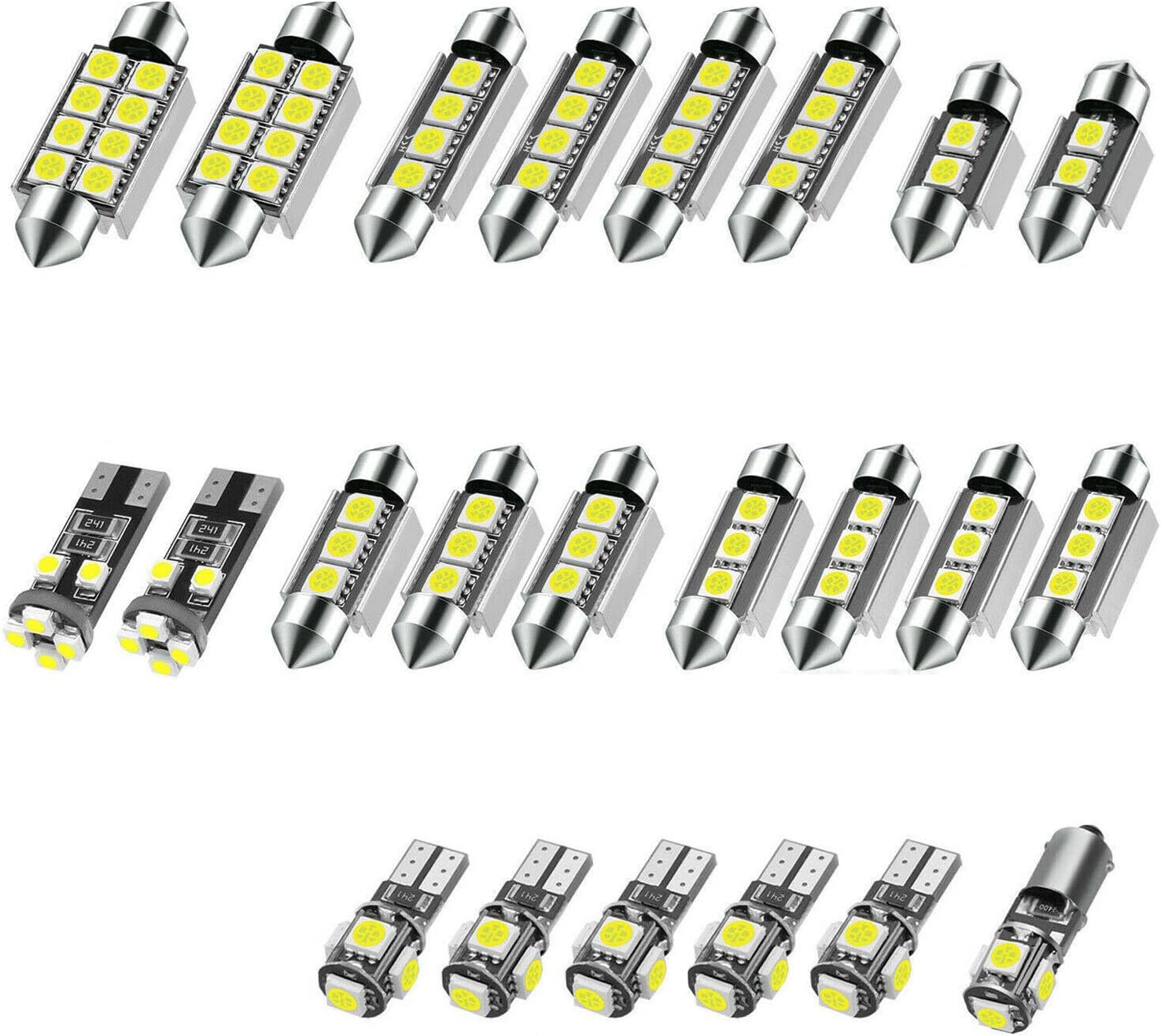 71rI17E4lbL._AC_SL1500_ مجموعة مصابيح LED اس ام دي من 22 قطعة - الصورة 1