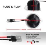 ⁦مصباح ليد كامل تحت المرآة الجانبية 2 قطعة⁩ - الصورة ⁦2⁩