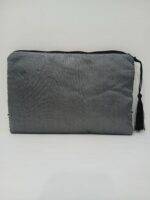 ⁦شنطة آيباد رمادية فاخرة للمناسبات – تصميم أنيق وعصري⁩ - الصورة ⁦5⁩